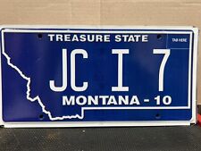 2010 MONTANA VANITY LICENSE PLATE JC I 7 picture
