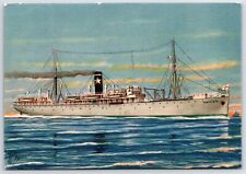 Postcard SS Semien Steamer Ship Cruise Ethiopian Empire Line V23 picture