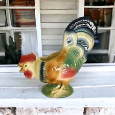 Vintage Royal Copley Ceramic Rooster Planter picture