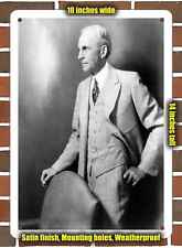 Metal Sign - 1934 Henry Ford Portrait- 10x14 inches picture