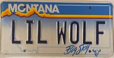 Vanity LITTLE WOLF WOLFIE WOLFGANG WOLFMAN license plate Wolfe Wolfy Were Lupus picture