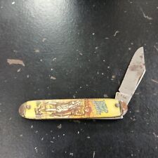 VINTAGE USA WILD BILL HICKOCK PICTURE MOVIE TV FOLDING POCKET KNIFE KNIVES TOOLS picture