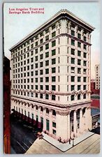 Los Angeles California~Los Angeles Trust & Savings Bank Building~c1910 Postcard picture