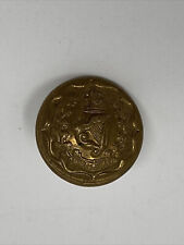 1894-1922 The Connaught Rangers Coat Button Irish British Army Blank Back picture