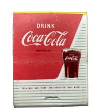 Coca-Cola  Full Unstruck Vintage Matchbook Advertising nice picture