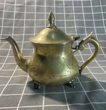 Antique Engraved Copper Teapot picture