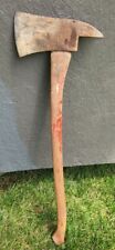 Vintage Fireman's Axe Collins Hartford Red Handle VG Condition picture