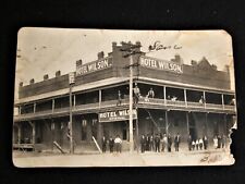 Antique RPPC Postcard - Hotel Wilson -1907 picture