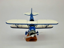 UPF-7 Waco Trainer Aircraft Desktop Replica Kiln Dried Wood Model Large New picture