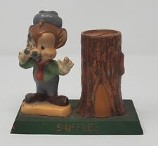 SNIFFLES Moss Metal Bank WBC Signed 30's-40's Era COMPLETE w/ Tree Top & Stopper picture