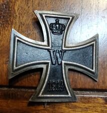 WWI German 1914 Iron Cross 1st Class, Pinback, S-W, Sy & Wagner picture