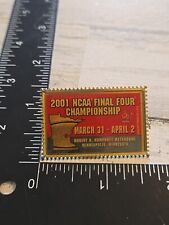2001 NCAA FINAL FOUR BASKETBALL CHAMPIONSHIPS MINNEAPOLIS STAMP  PIN J1 picture