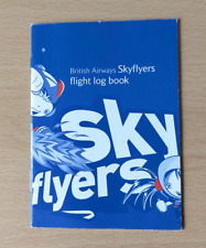 Vintage British Airways Skyflyers Flight Log Book, Children's - Unused picture