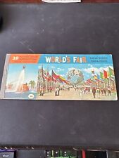 Vintage 1964 - 1965 New York World's Fair - 10 Postcards Booklet picture