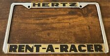 Hertz Rent A Racer Booster License Plate Frame Shelby Mustang Parts METAL picture