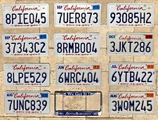 CALIFORNIA LICENSE PLATE -  LOT OF 11  - EMBOSSED picture