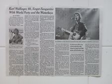 Karl Wallinger 66 Obituary New York Times Singer Welsh Waterboys Songwriter picture