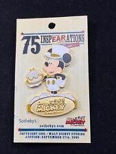 Disney Pin NYC Sotheby's - 75 InspEARations Statue Tour Auction Mickey Tuxedo LE picture