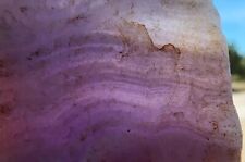 VERY Rare ELLENSBURG BLUE AGATE Beautiful Rough Purple Museum Quality (77 grams) picture