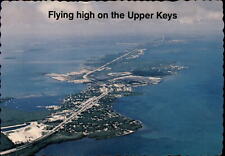 Florida Upper Keys aerial view ~ unused postcard  sku965 picture