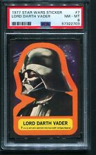 1977 Star Wars Sticker 1st Series #7 LORD DARTH VADER PSA 8 NM-MT picture