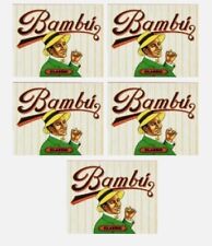 5 Pack of Bambu Classic Rolling Papers 100% Authentic  Regular Paper picture