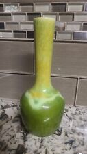 Royal Haeger USA Small Green Drip Glaze Bud Vase 7.5