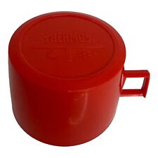 💜 REPLACEMENT RED PLASTIC THERMOS HANDLE CUP SCREW ON LID 3.5