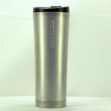 Starbucks 2012 Tall Stainless Steel 20 oz Travel Mug Tumbler Lid has rubber wear picture