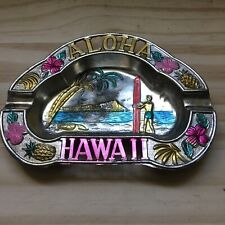 Vintage 1980s Waikiki surfer on  ALOHA HAWAII enamel Metal Silver 5