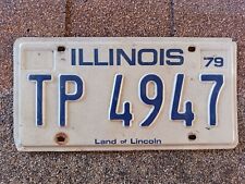 1979 Illinois IL License Plate TP 4947 picture