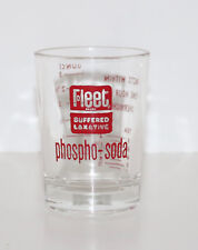 FLEET laxative vintage shot glass  phospho-soda picture
