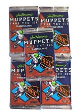 Cardz 1994 Jim Henson's Muppets Take the Ice NHL Trading Cards - 5 Sealed Packs picture