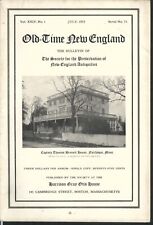 OLD-TIME NEW ENGLAND Daniel Howland House Thomas Bennett William Endicott 7 1933 picture