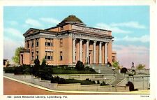 Postcard Jones Memorial Library, Lynchburg, Virginia, Vintage picture