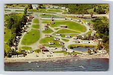 Penobscot Bay ME-Maine, Colonial Gables Motel Cottages, Vintage c1962 Postcard picture