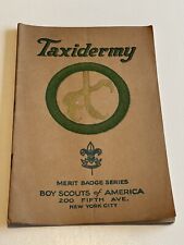 1927 Boy Scout BSA Taxidermy book - Softcover picture