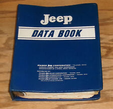 Original 1970 Jeep Data Book Dealer Album CJ-5 CJ-6 Jeepster Wagoneer Gladiator picture