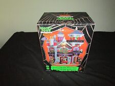 Lemax Spookytown Halloween Fire Department - 2011 (Complete & Working) W/ Box picture