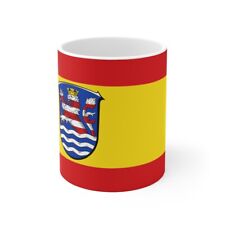 Flag of Schwalm Eder Kreis Germany - White Coffee Cup 11oz picture