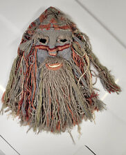 Ethnic Mask Wool Natural Vegetable Dyed Yarn Fiber Full Head Size picture