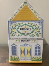 The Lenox Village Canisters  UTENSILS Utensil Holder Canister The Cookery MINT picture