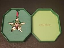 Swarovski Annual Edition 2023 Christmas Gold Tone Crystal Star Ornament #5648746 picture