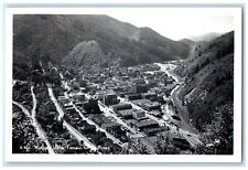 c1910's Aerial View Wallace Idaho ID, Famous For Its Mines RPPC Photo Postcard picture