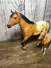 Vintage Breyer Molding Co. Marked Horse Traditional with Colt picture