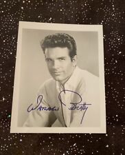 Warren Beatty Signed Photo 5”x 4” Black & White Young picture