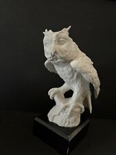 GOEBEL, LIMITED EDITION ALL WHITE FIGURINE GREAT HORNED OWL-MATTE 157/950 picture