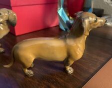 Rare Vintage Rosenthal Standing Dachshund Wiener Dog Porcelain Figurine Mint picture