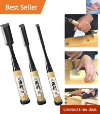 Japanese Wood Chisel Set 3 Piece for Woodworking, Made in JAPAN, Japanese Oir... picture