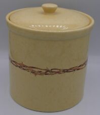 Eve Armson Cowboy Living Barbwire Collection Canister 7
